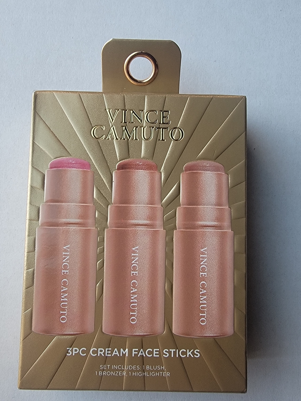 Vince Camuto Cream Face Sticks — Pink, Rose, Champagne